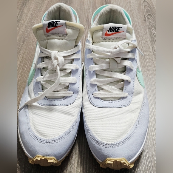 Mens Nike Waffle Debut white/mint size 12 - Picture 1 of 7